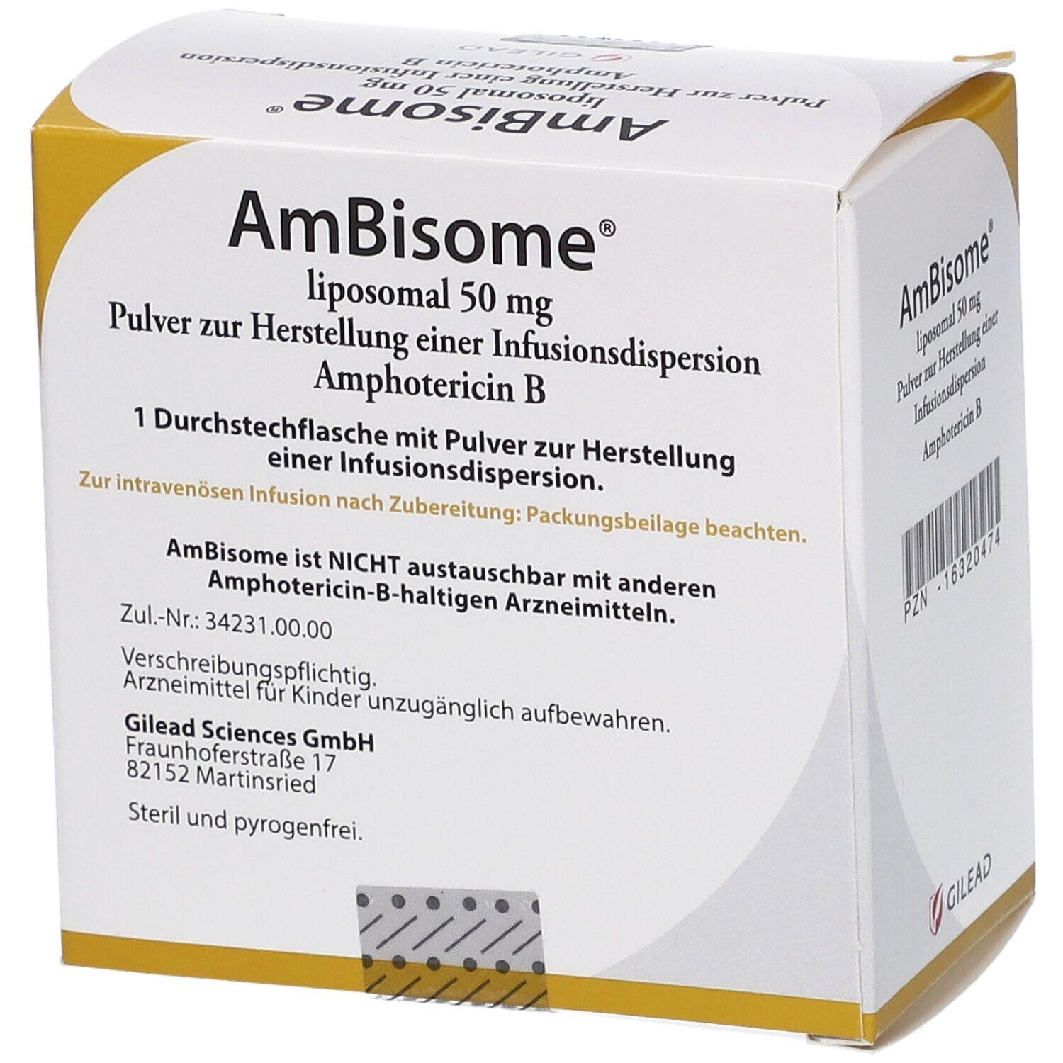 AMBISOME 50 mg f.a.x 1 — imagen 1