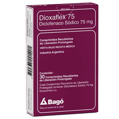 DIOXAFLEX 75 75 mg comp.x 30 — imagen 1