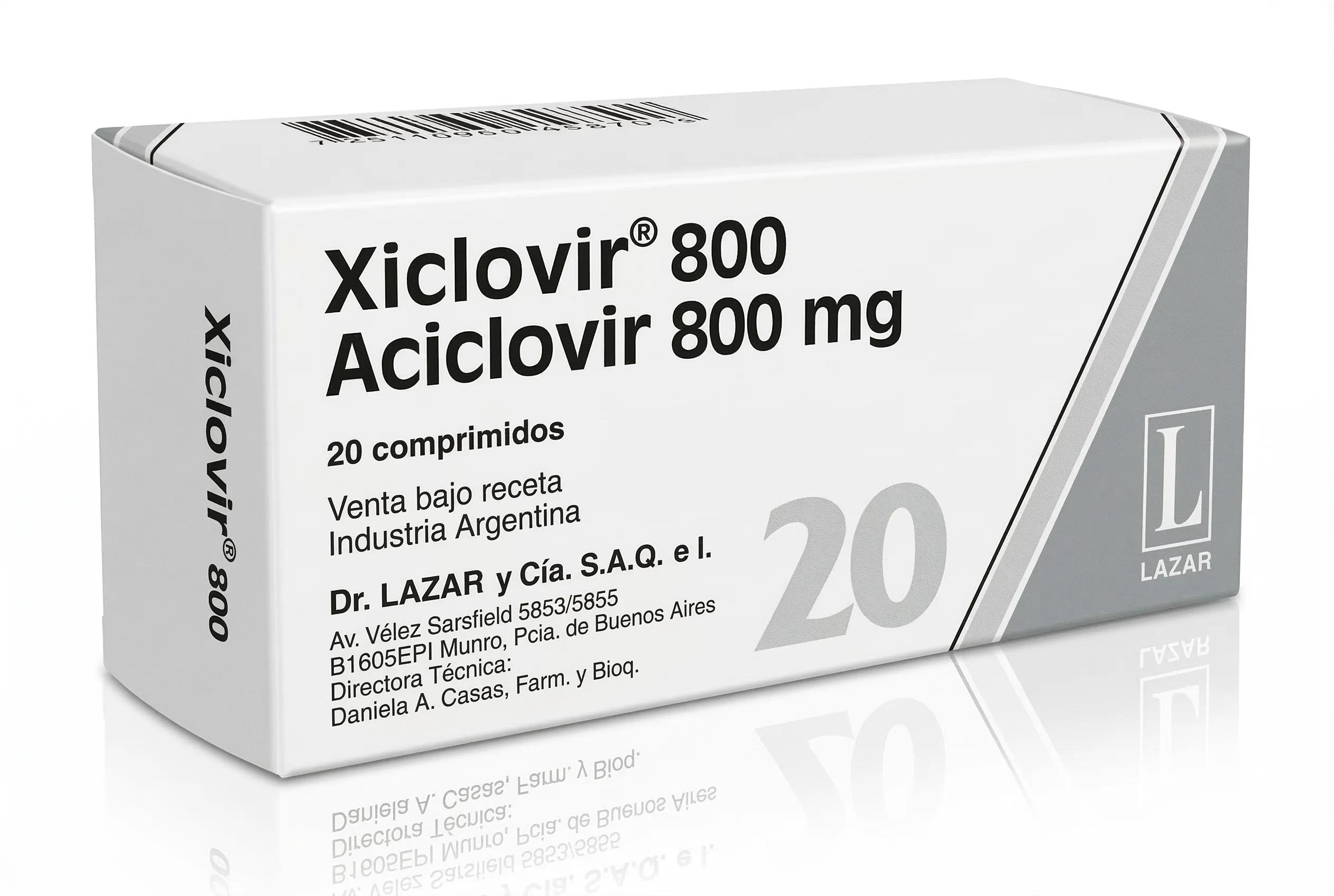 XICLOVIR 800 comp.x 20 — imagen 1