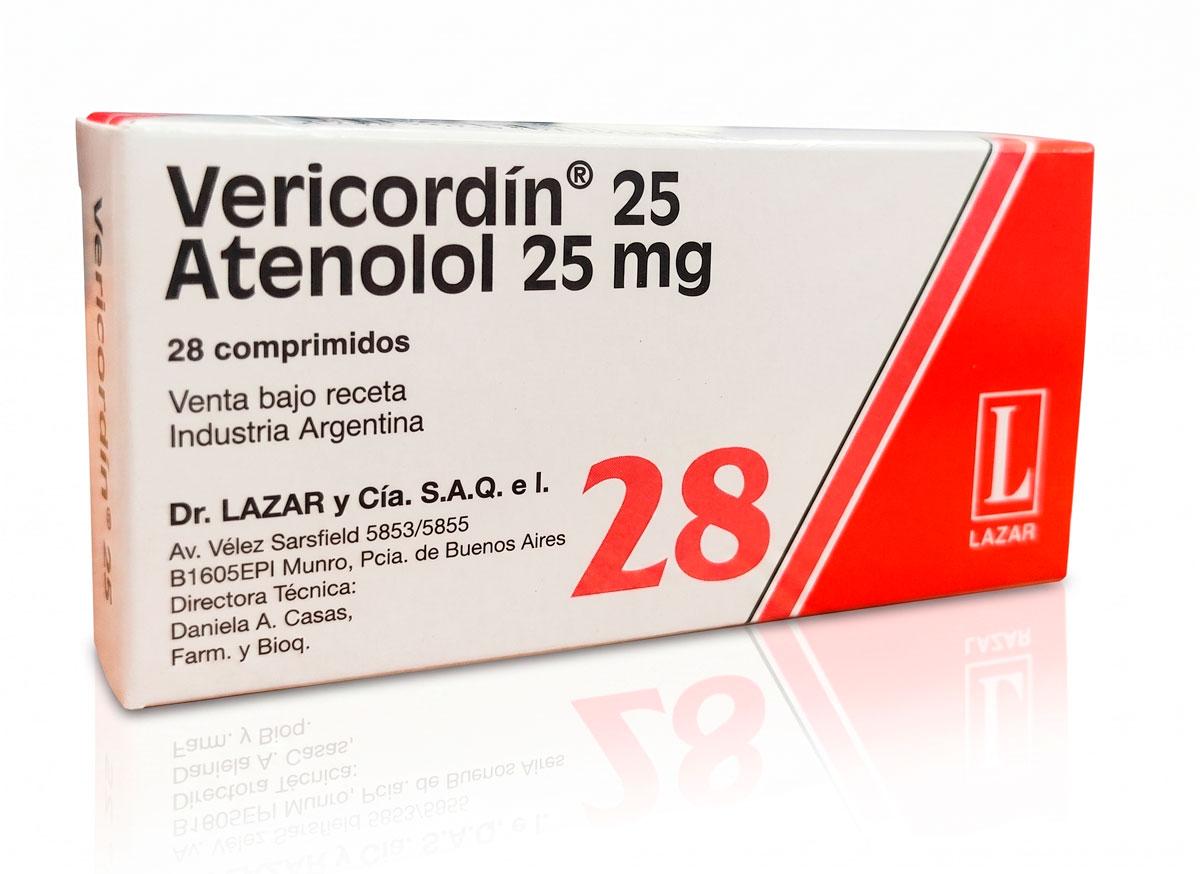 VERICORDIN 25 mg comp.x 28 — imagen 1