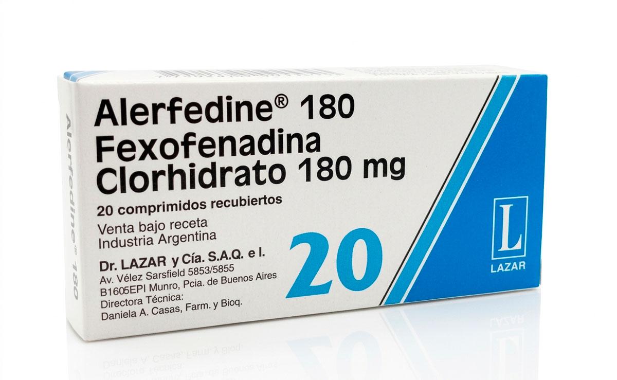 ALERFEDINE 180 mg comp.rec.x 20 — imagen 1