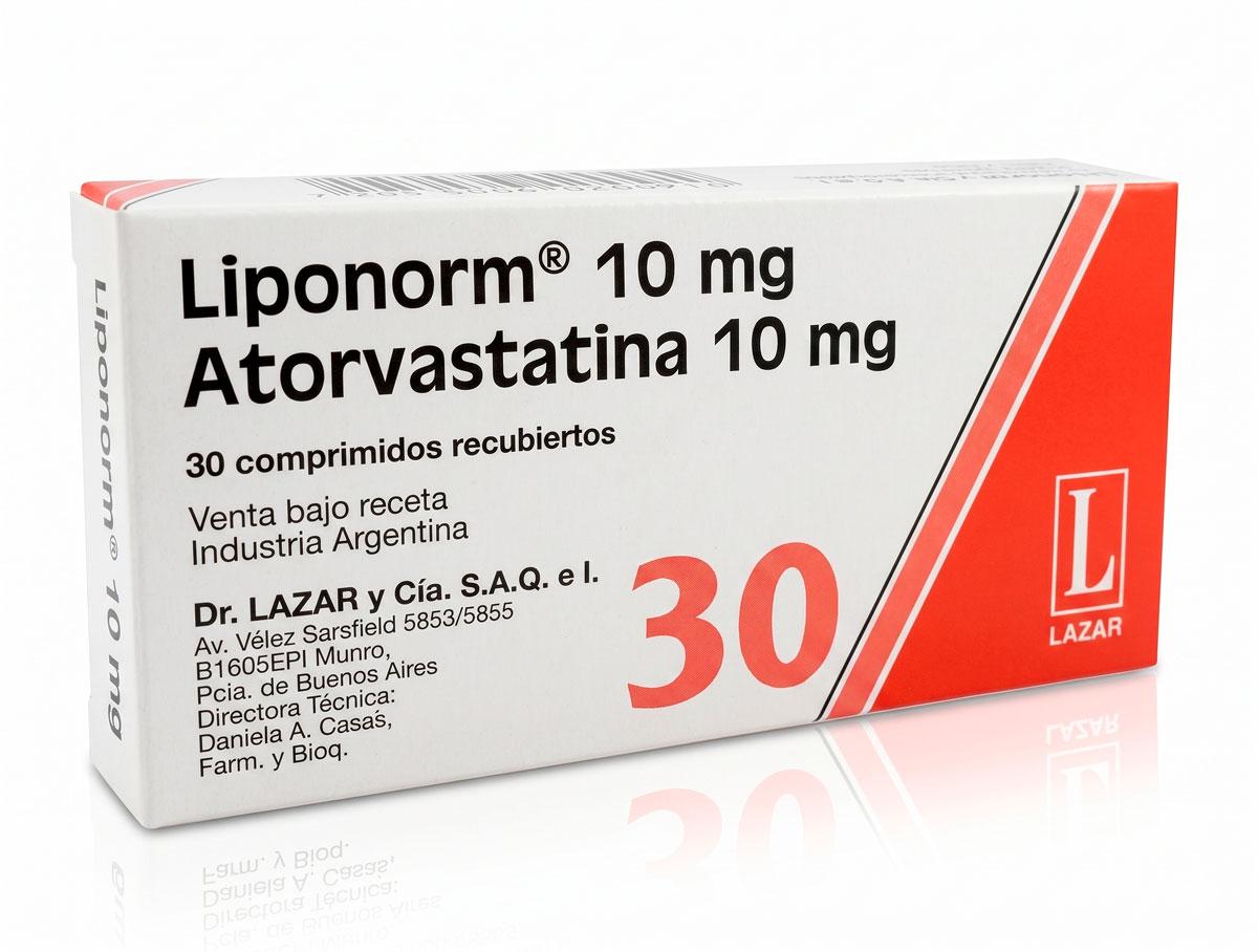 LIPONORM 10 mg comp.rec.x 30 — imagen 1