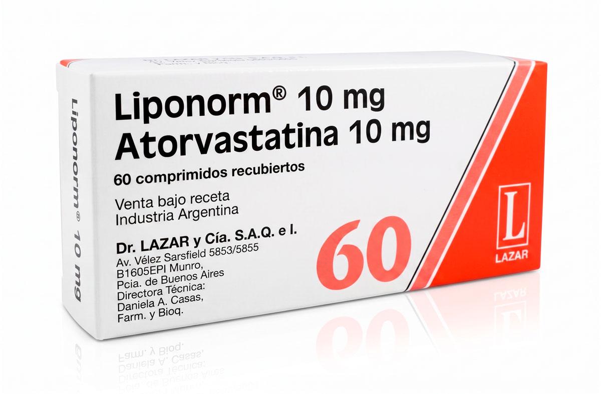 LIPONORM 10 mg comp.rec.x 60 — imagen 1