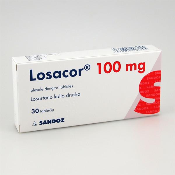 LOSACOR 100 mg comp.rec.x 30 — imagen 1