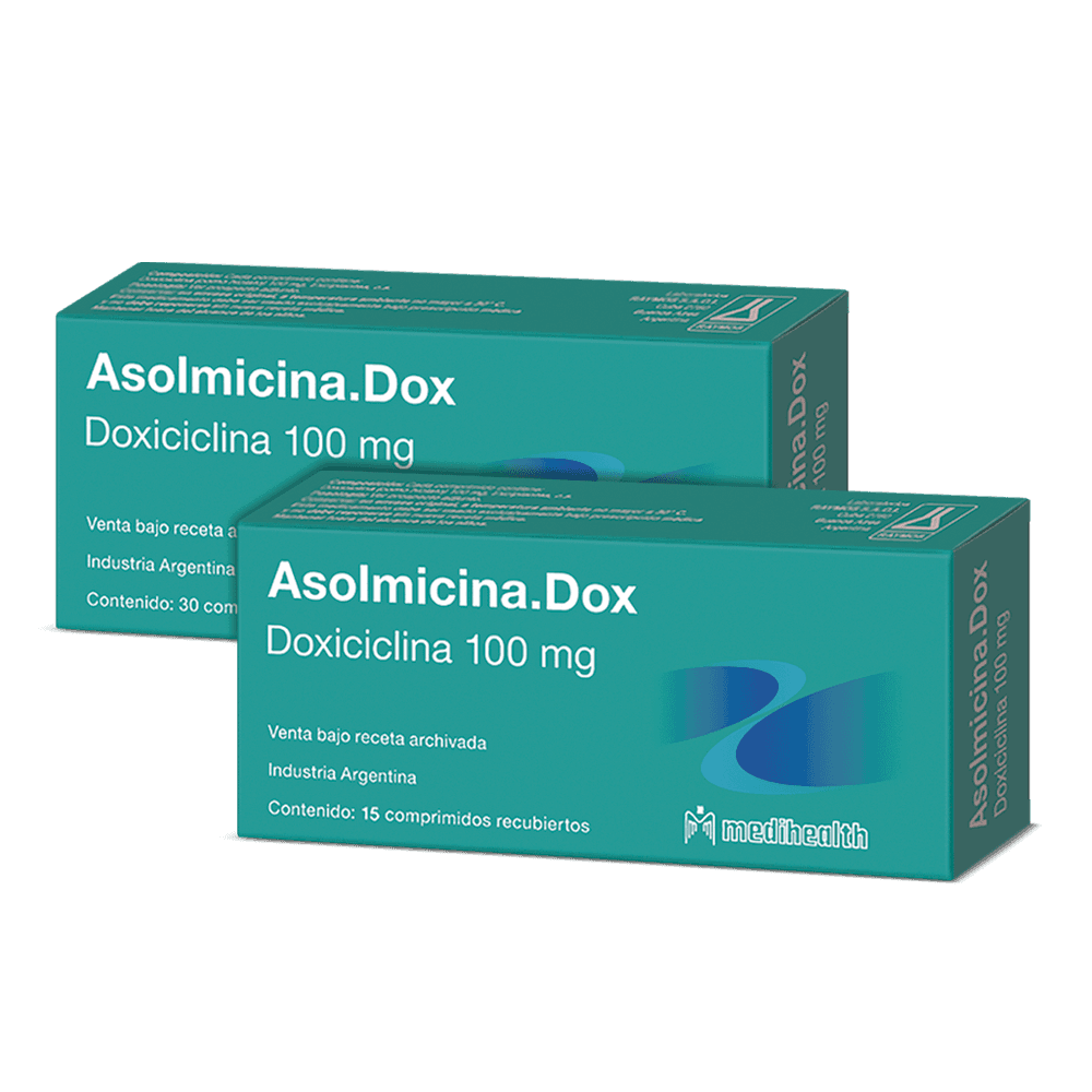 ASOLMICINA.DOX 100 mg comp.rec.x 15 — imagen 1