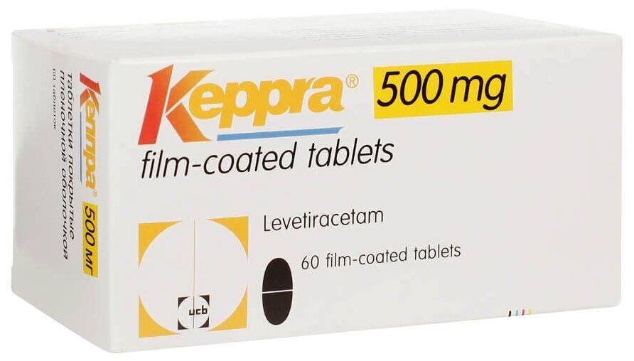 KEPPRA 500 mg comp.x 60 — imagen 1