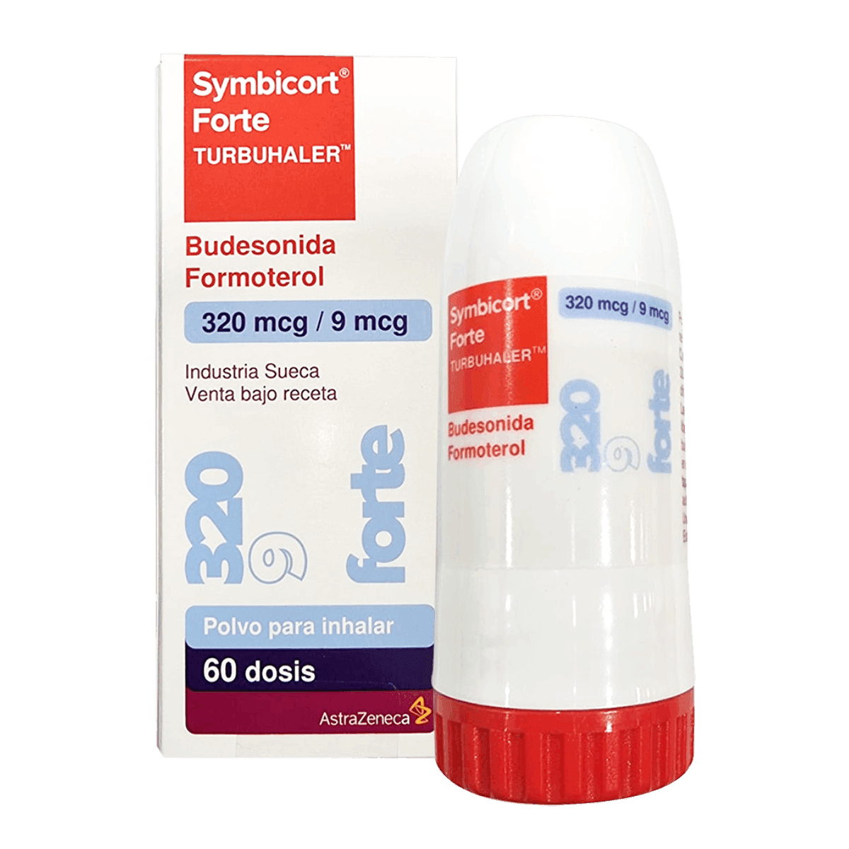 SYMBICORT-FORTE TURBUHALER 320/9 mcg dosis x 60 — imagen 1