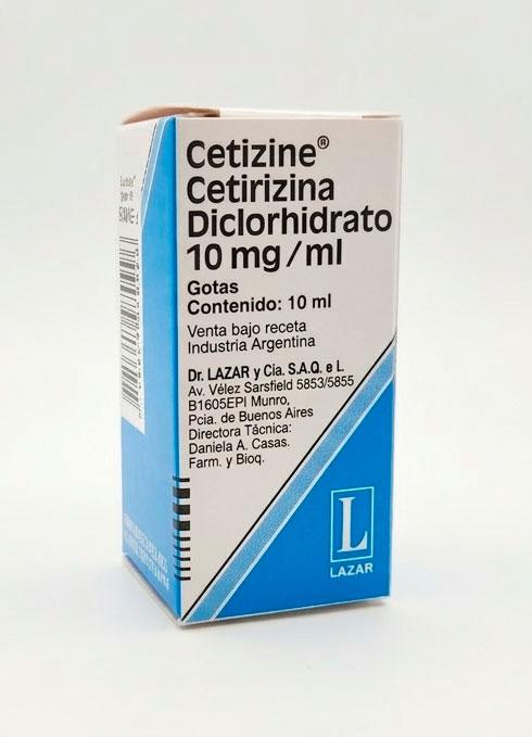 CETIZINE gts.x 10 ml — imagen 1
