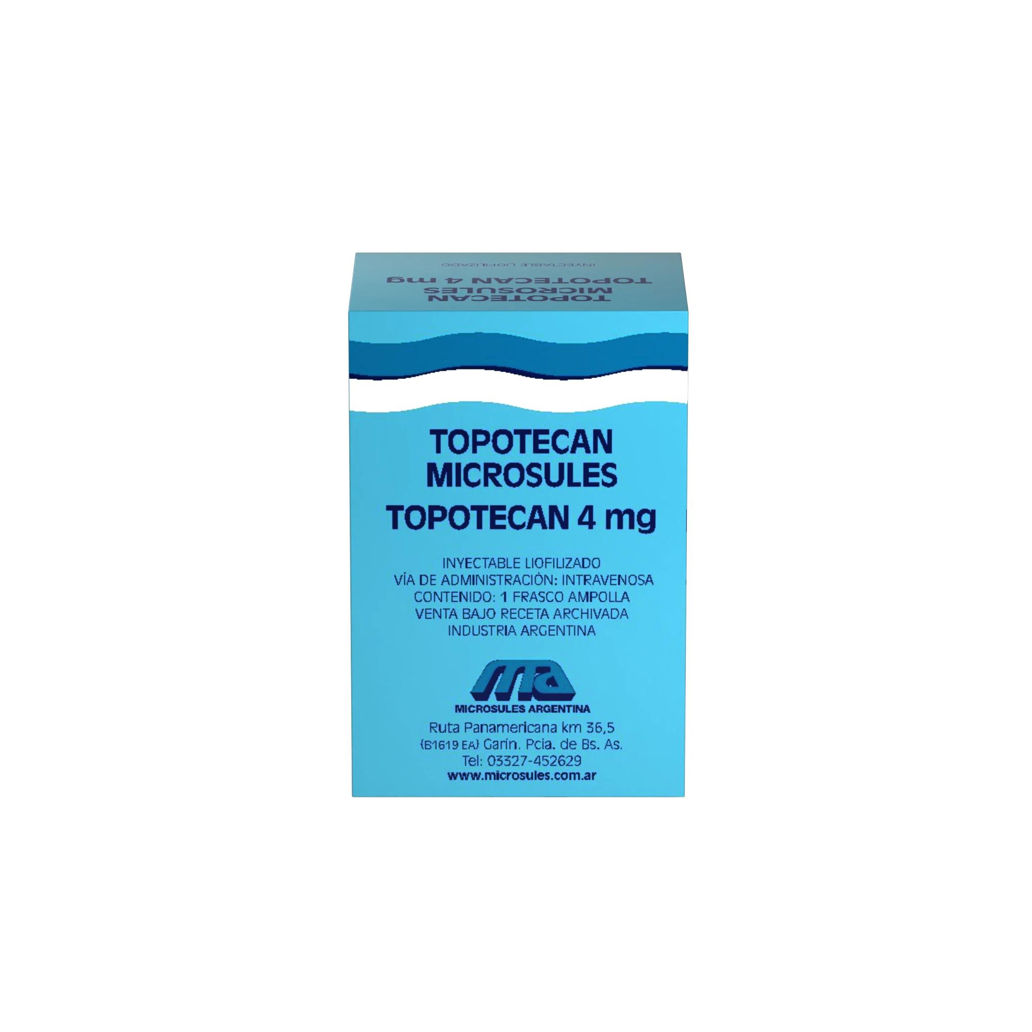 TOPOTECAN MICROSULES 4 mg f.a.x 1 — imagen 1