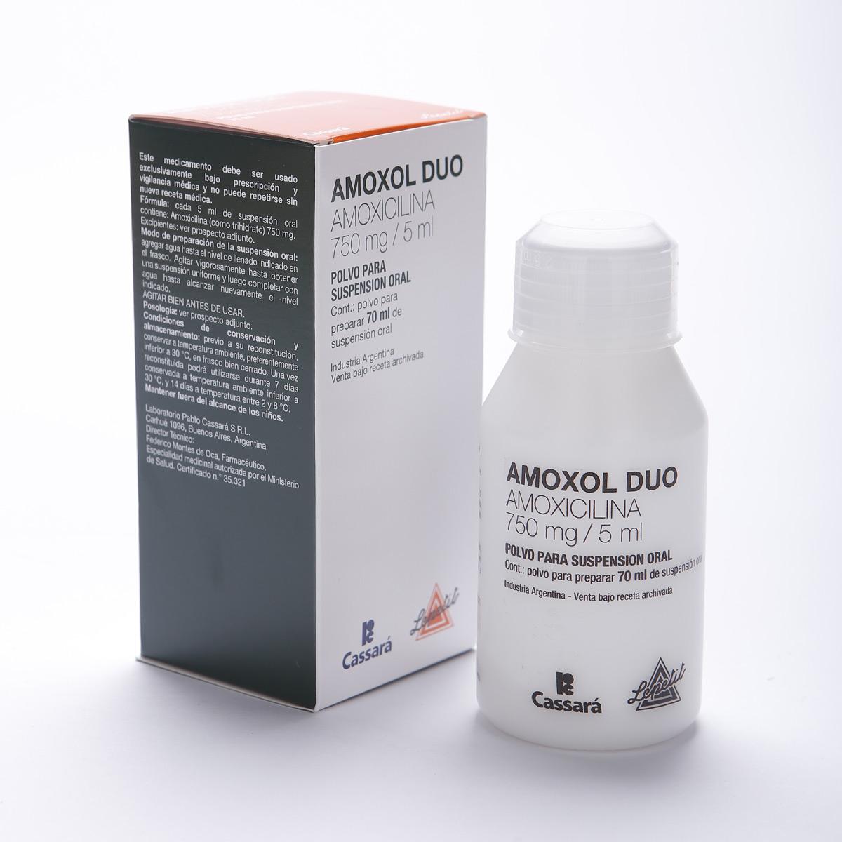 AMOXOL DUO pvo.p/susp.oral x 70 ml — imagen 1
