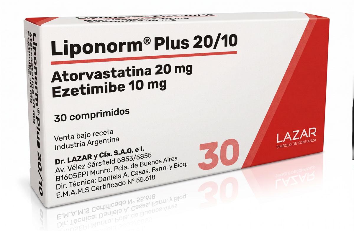 LIPONORM PLUS 20/10 mg comp.x 30 — imagen 1