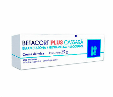 BETACORT PLUS CASSARA cr.dérmica x 25 g — imagen 1