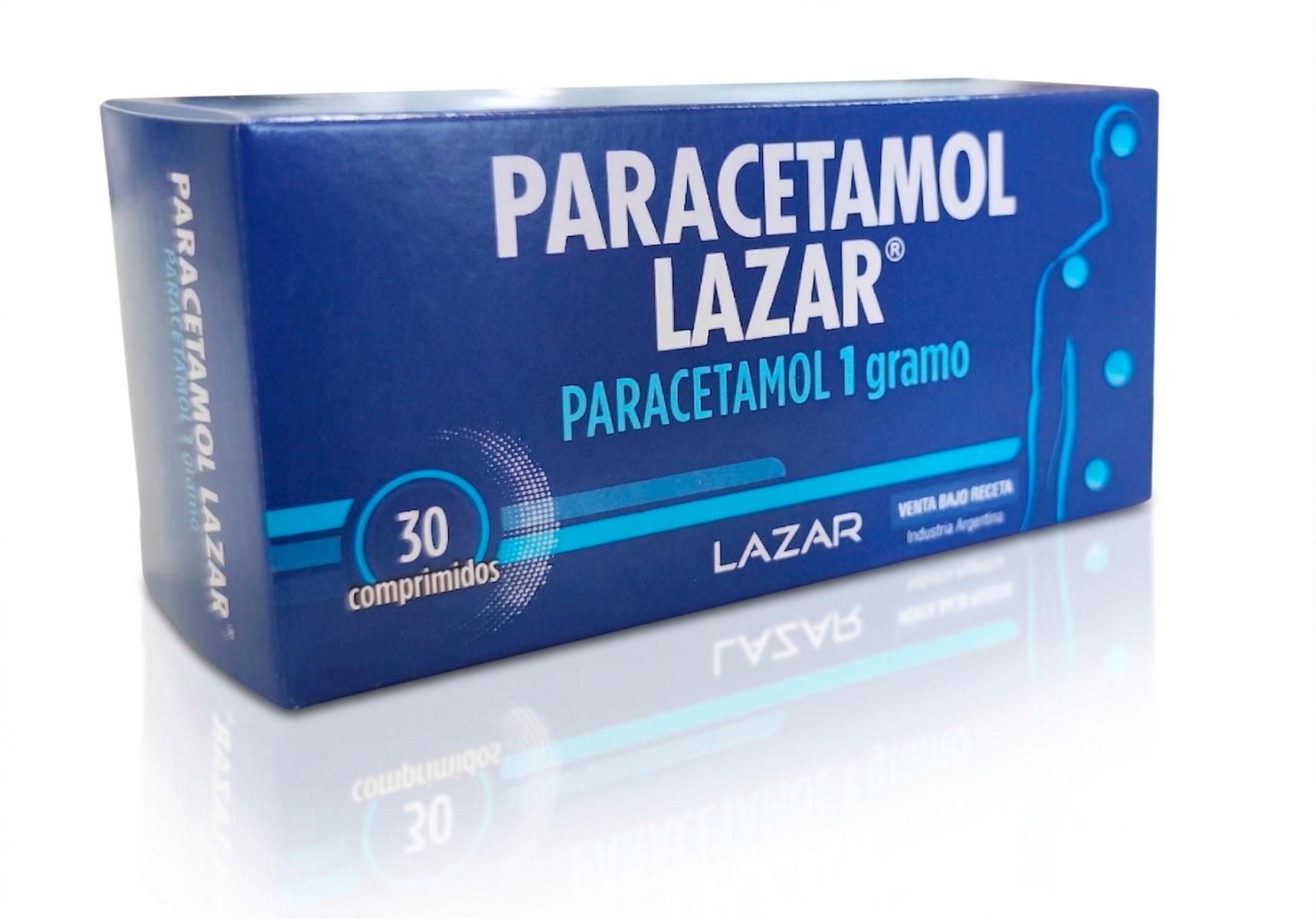 PARACETAMOL LAZAR 1 g comp.x 30 — imagen 1