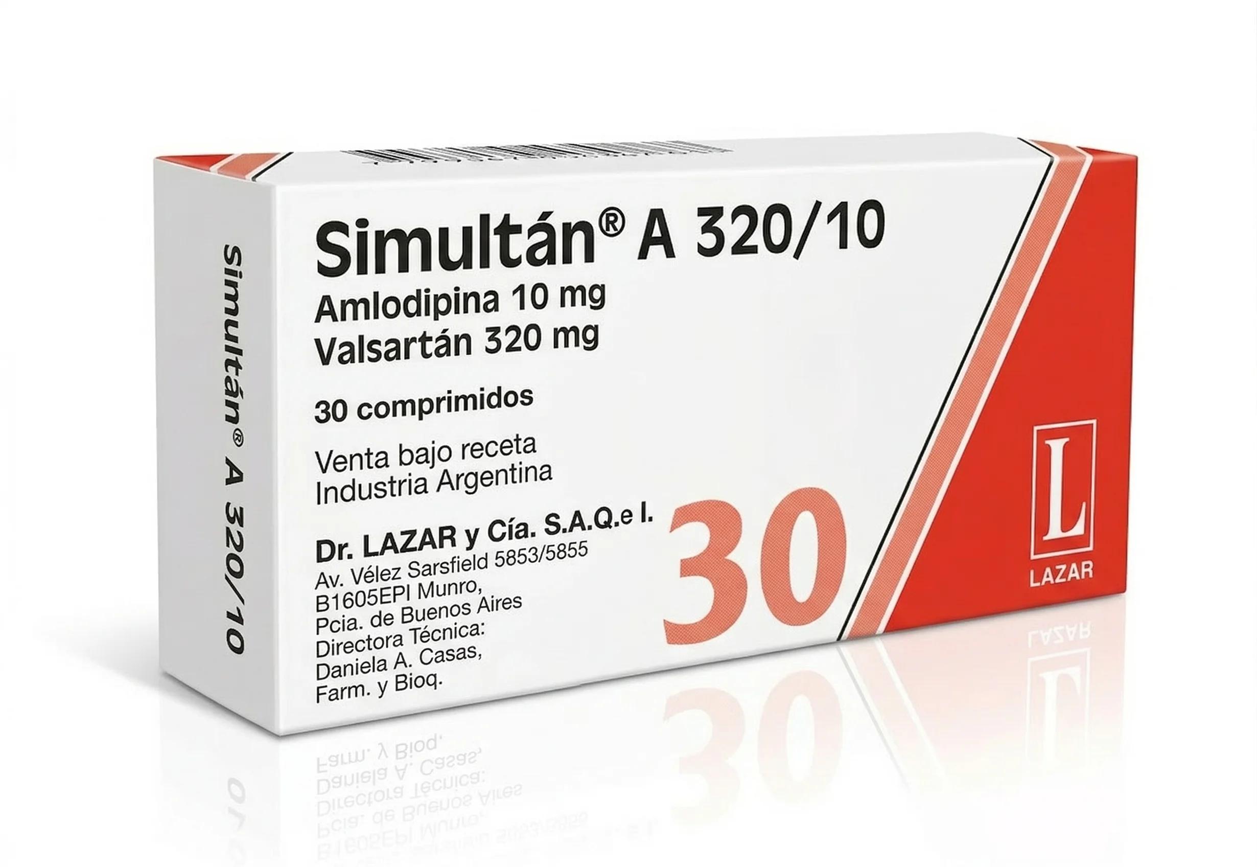 SIMULTAN A 320/10 mg comp.x 30 — imagen 1