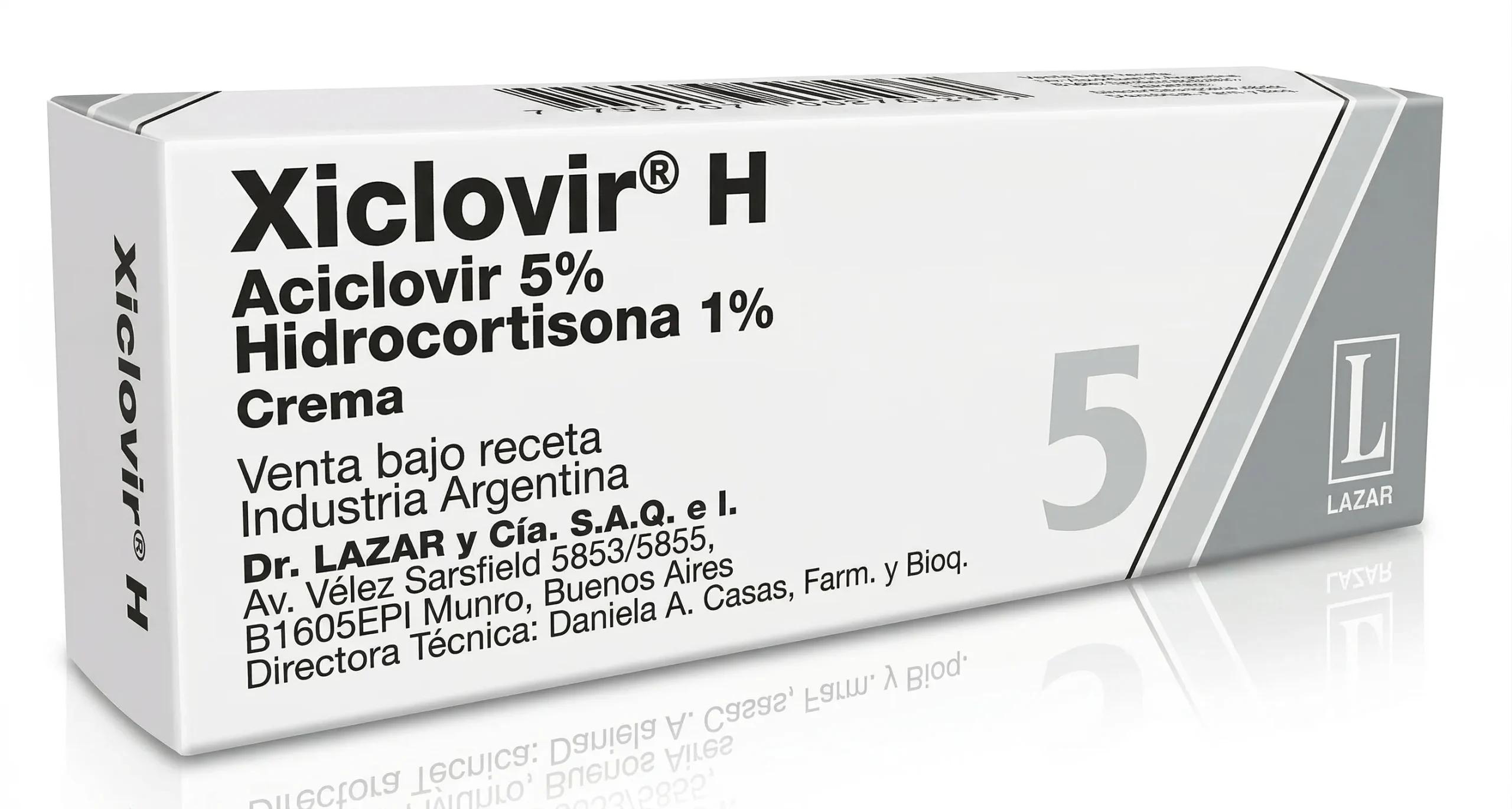 XICLOVIR H cr. x 5 g — imagen 1