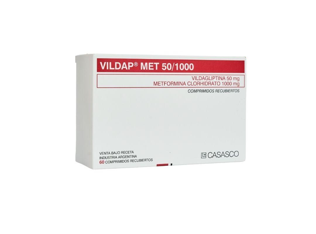 VILDAP MET 50/1000 mg comp.rec.x 60 — imagen 1