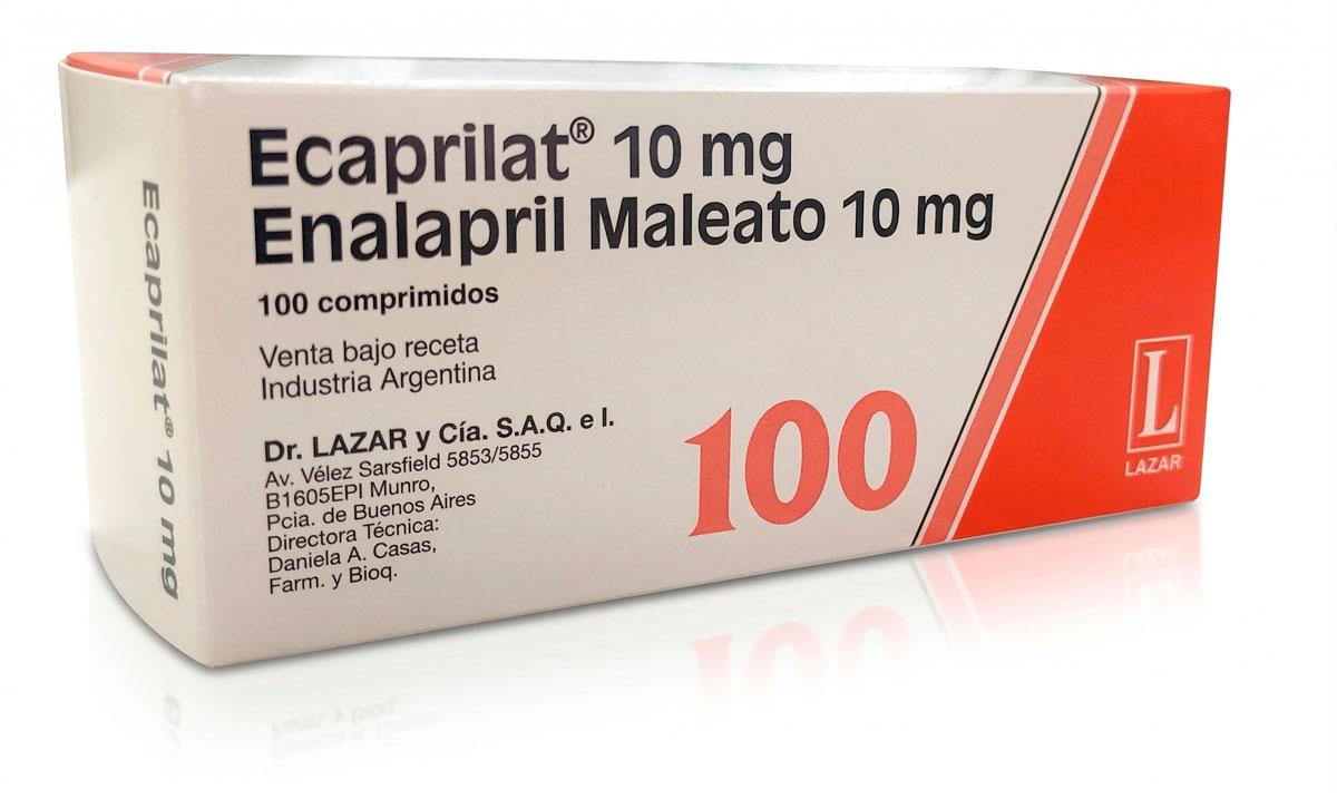 ECAPRILAT 10 mg comp.x 100(s/troq) — imagen 1