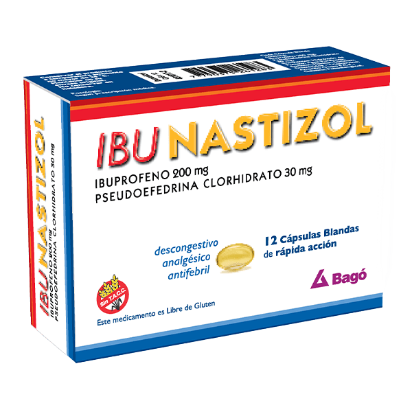 IBUNASTIZOL caps.blandas x 12 — imagen 1