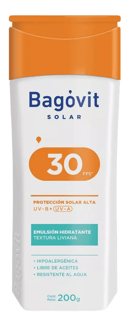 BAGOVIT SOLAR FPS30UVB/13UVA rep.x200g — imagen 1