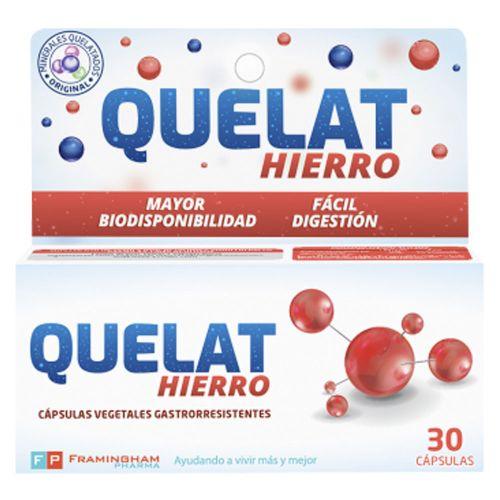 QUELAT HIERRO caps.gastrorres.x 30 — imagen 1