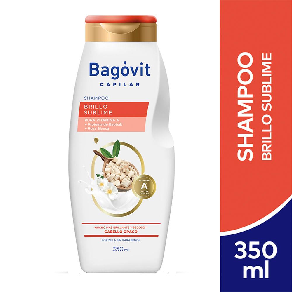 BAGOVIT CAPILAR BRILLO SUBLIME shampoo x 350 ml — imagen 1