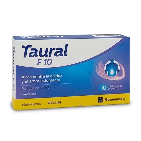 TAURAL F 10 10 mg comp.x 10 — imagen 1